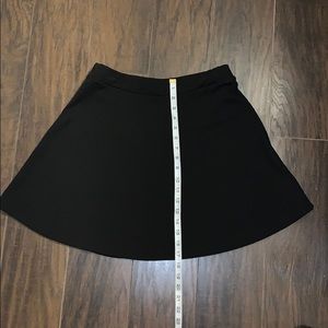 Black Textured Skirt